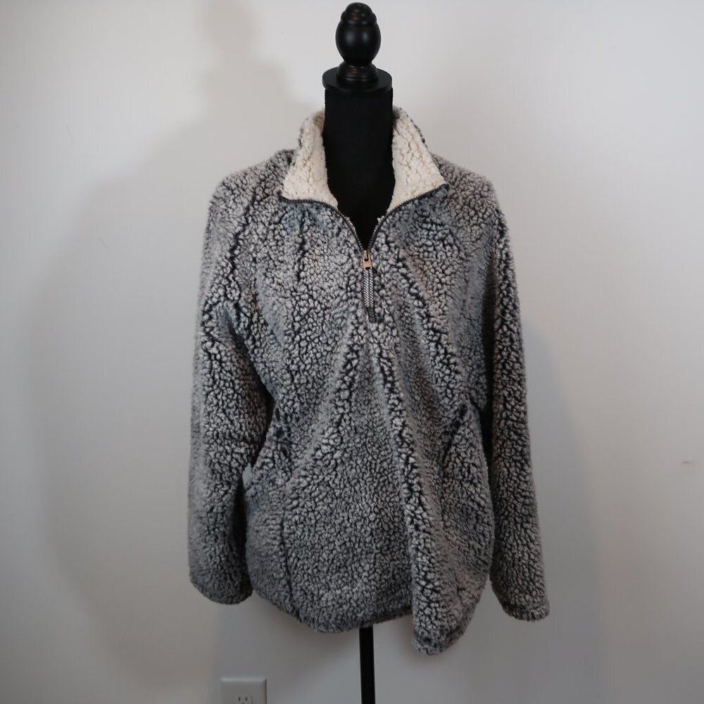 Cozy Sherpa 1/4 Zip Pullover XXL